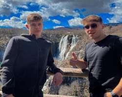 Filip loves traveling and often shares his pictures and videos of him at different places on his social media account.